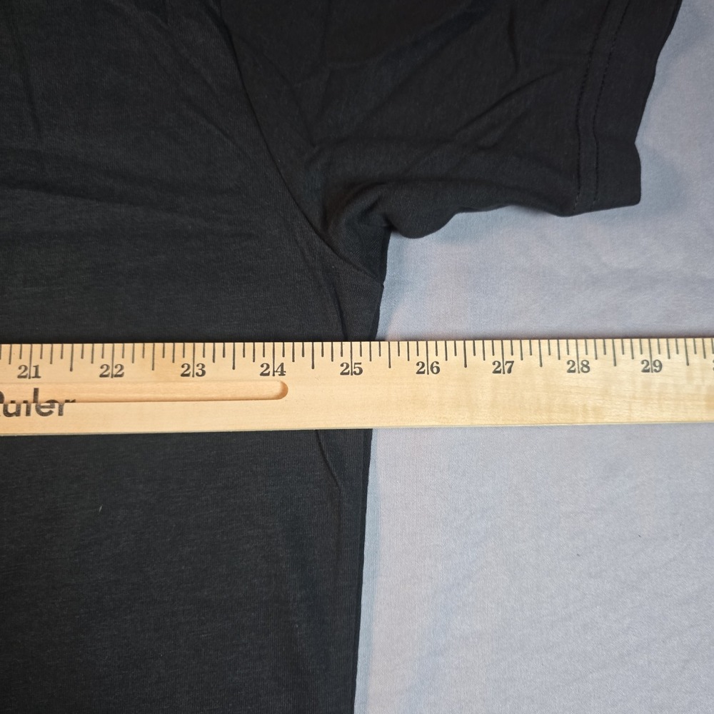 True Classic Men's Black Crew Neck Tee T Shirt 2X XXL - Picture 5 of 7